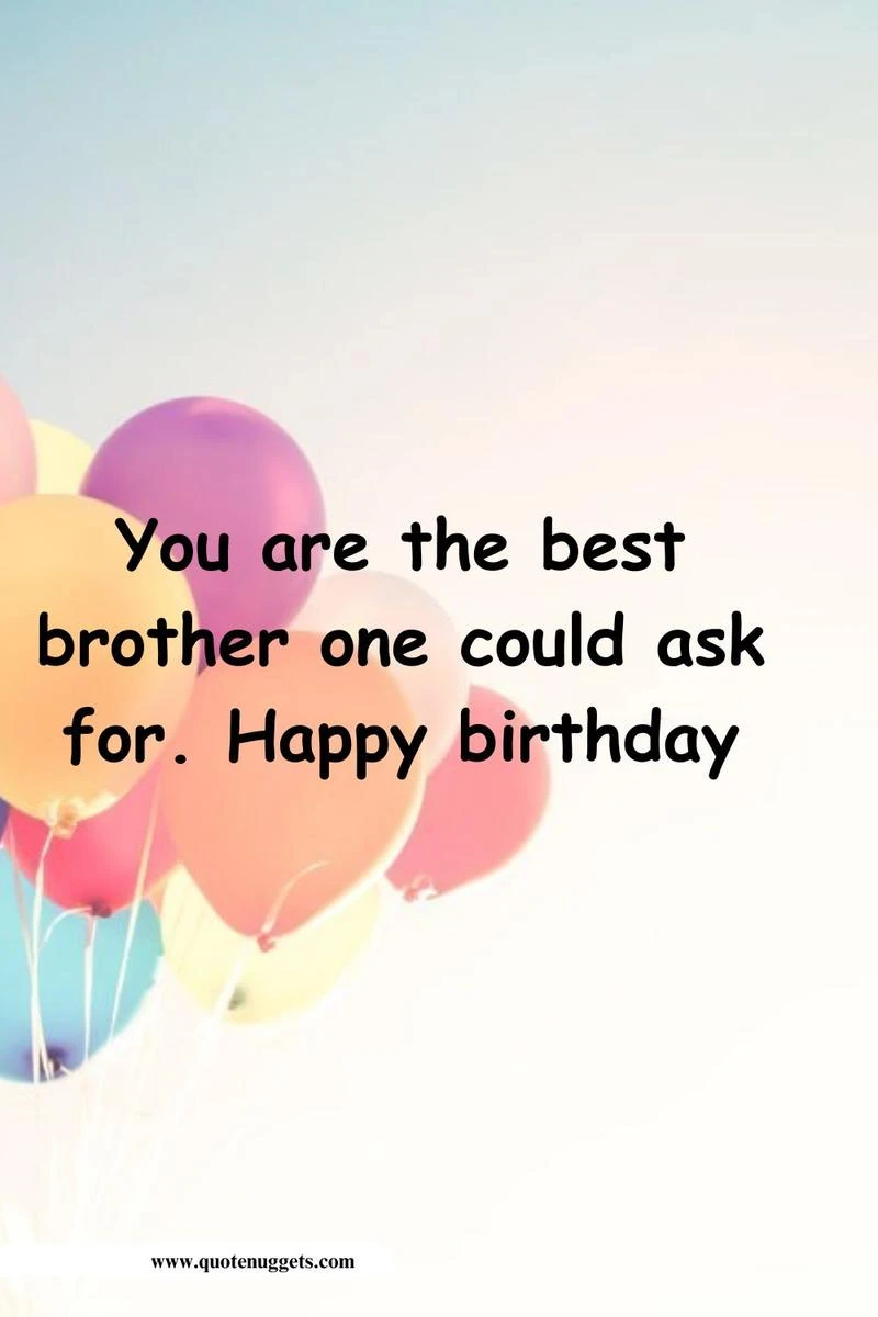 Heart Felt Birthday Wishes for Brother