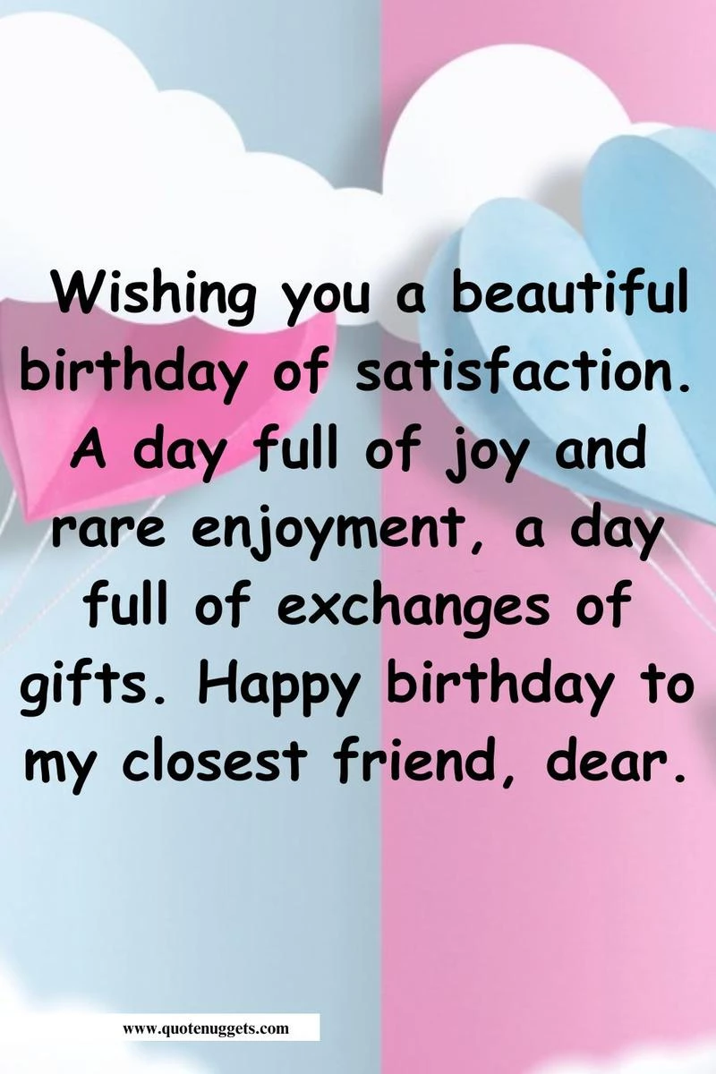 Birthday Wishes From a Female Friend to a Male Friend