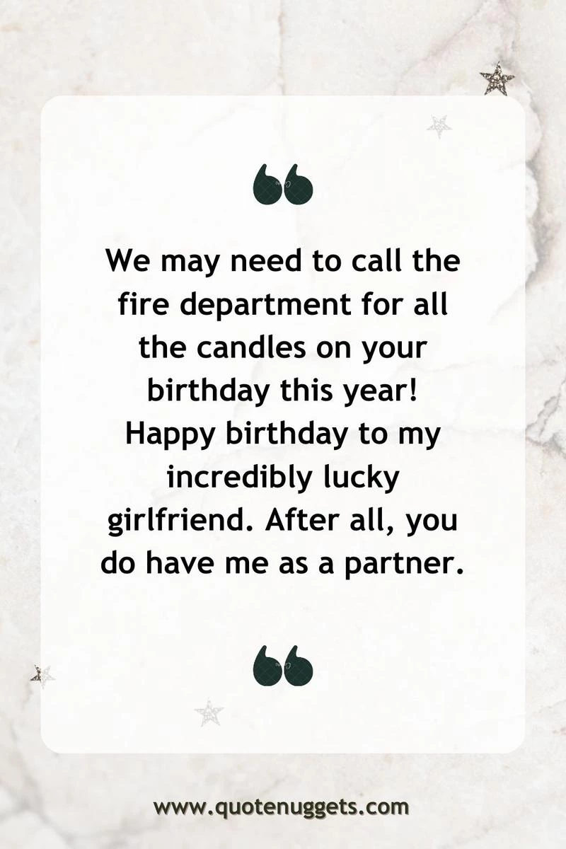 Funny Birthday Wishes for Your Girlfriend