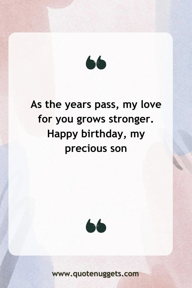 Special Birthday Quotes for Son