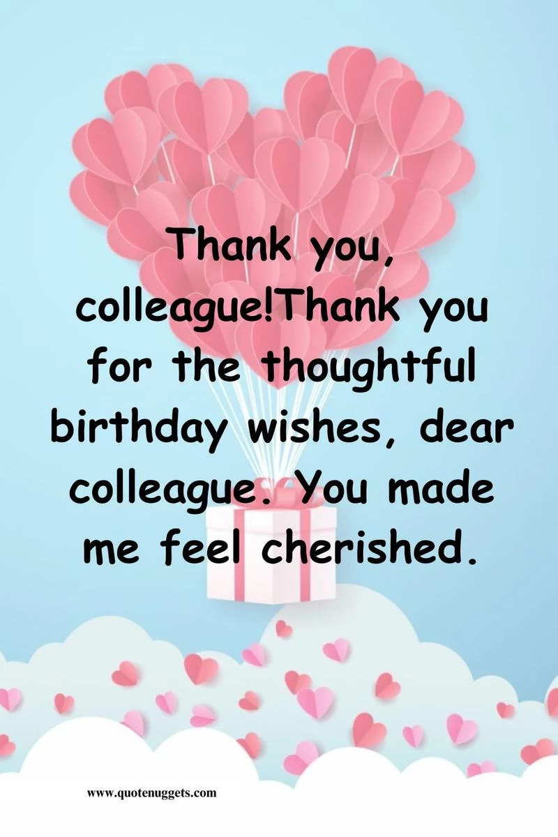 Short Thank You Message for Birthday Wishes
