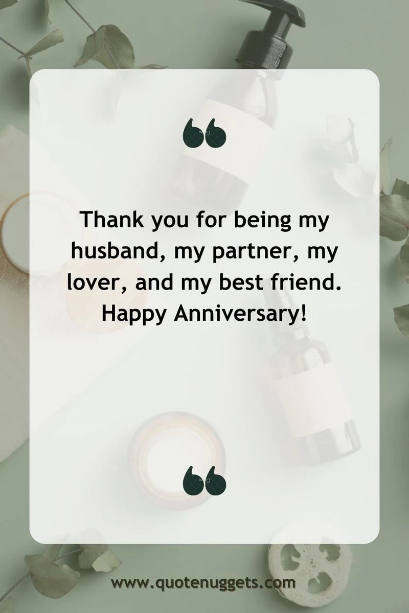 Happy Anniversary to Your Husband