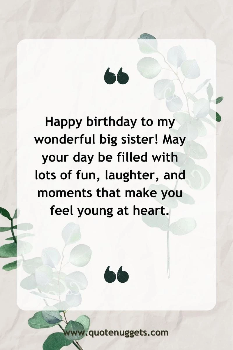 Birthday Wishes for Elder Sister