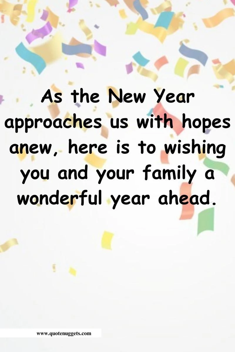 Inspirational Messages For New Year Greeting Cards