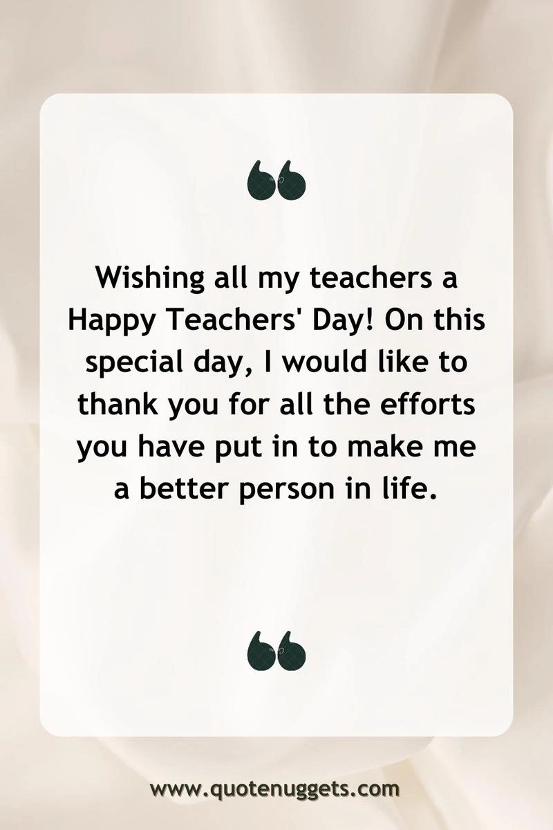 Inspirational Teacher Day Quotes