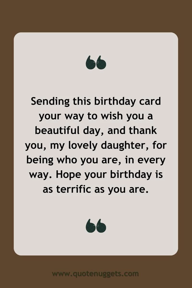 Birthday wishes for Your Long Distance Daughter 