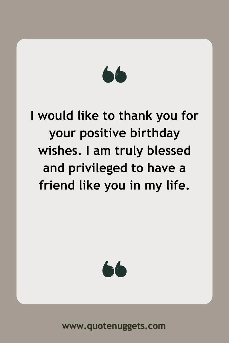 Special Thanks Message for Birthday Wishes 