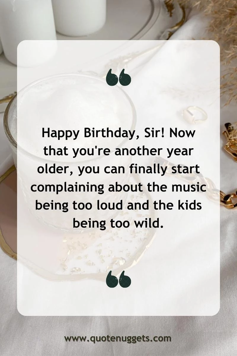 Funny Birthday Wishes For Sir