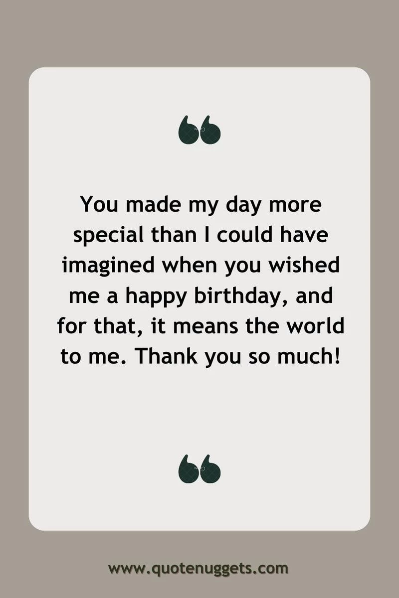 Heart Touching Thanks For Birthday Wishes