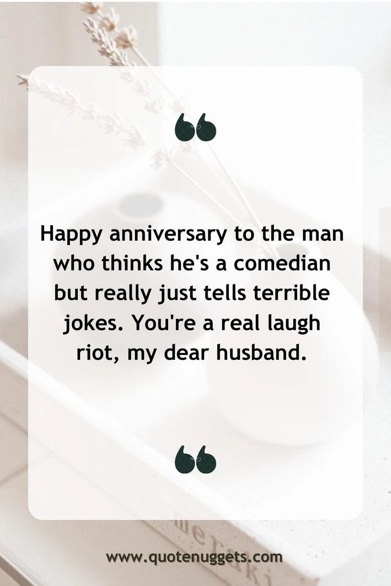Best Funny Anniversary Wishes For Husband