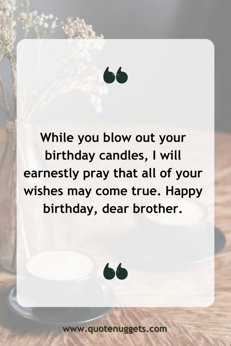 Birthday Wishes for Brother