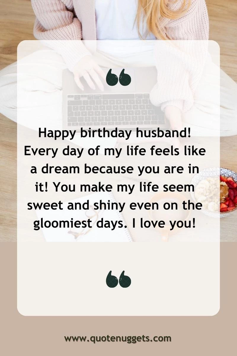 Special Soulmate Romantic Wirthday Wishes for Husband 